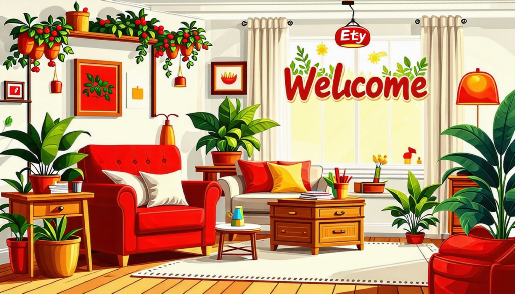 découvrez la chaleureuse ambiance de la boutique etsy pour une expérience shopping unique et conviviale.